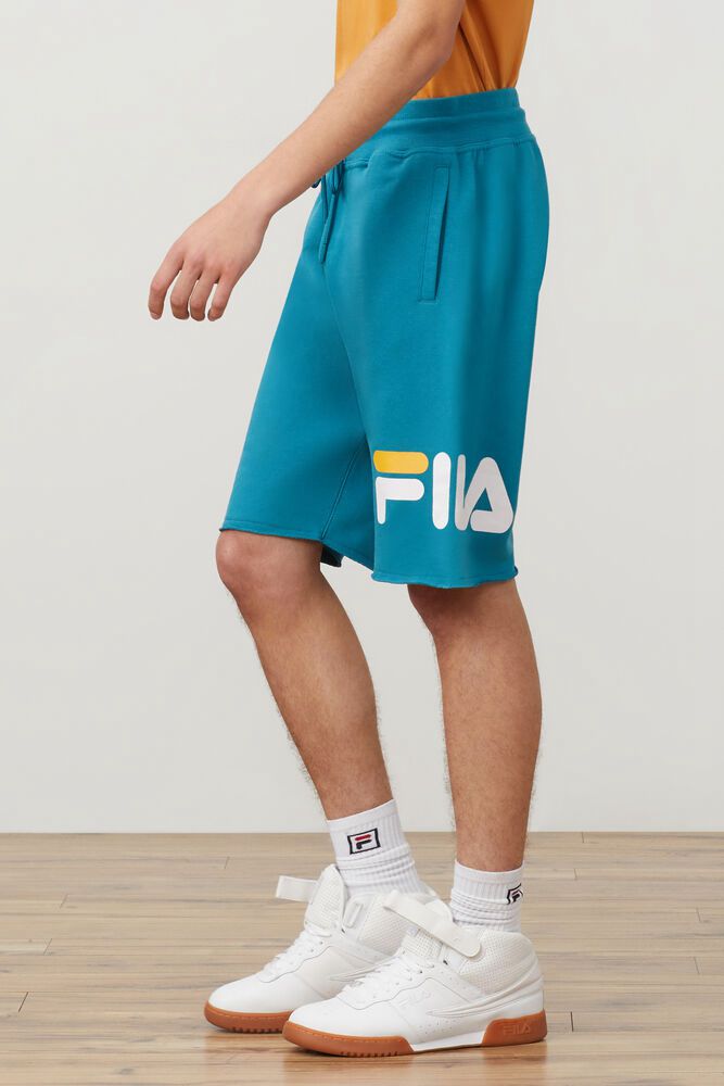 Fila George Shorts Blue - Mens - 20637YIOR